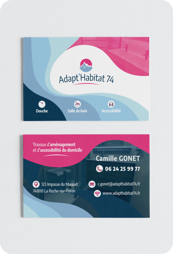adapt habitat carte de visite