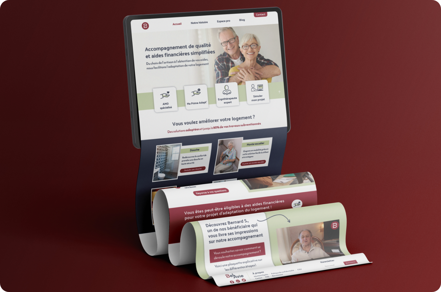 bel avie adaptation logement site internet