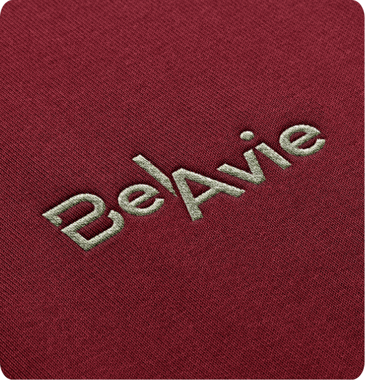 bel avie adaptation logement sweat broderie