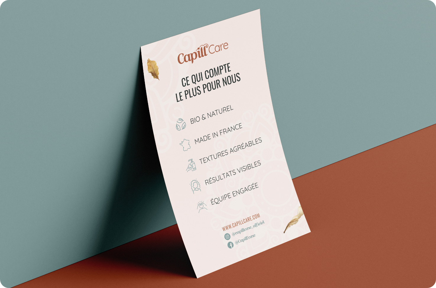 capill care soins capillaires affiche a4 2