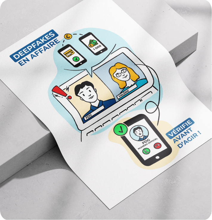 elcem cyber securite illustration deepfake