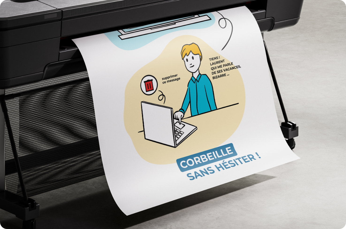 elcem cyber securite illustration mail frauduleux