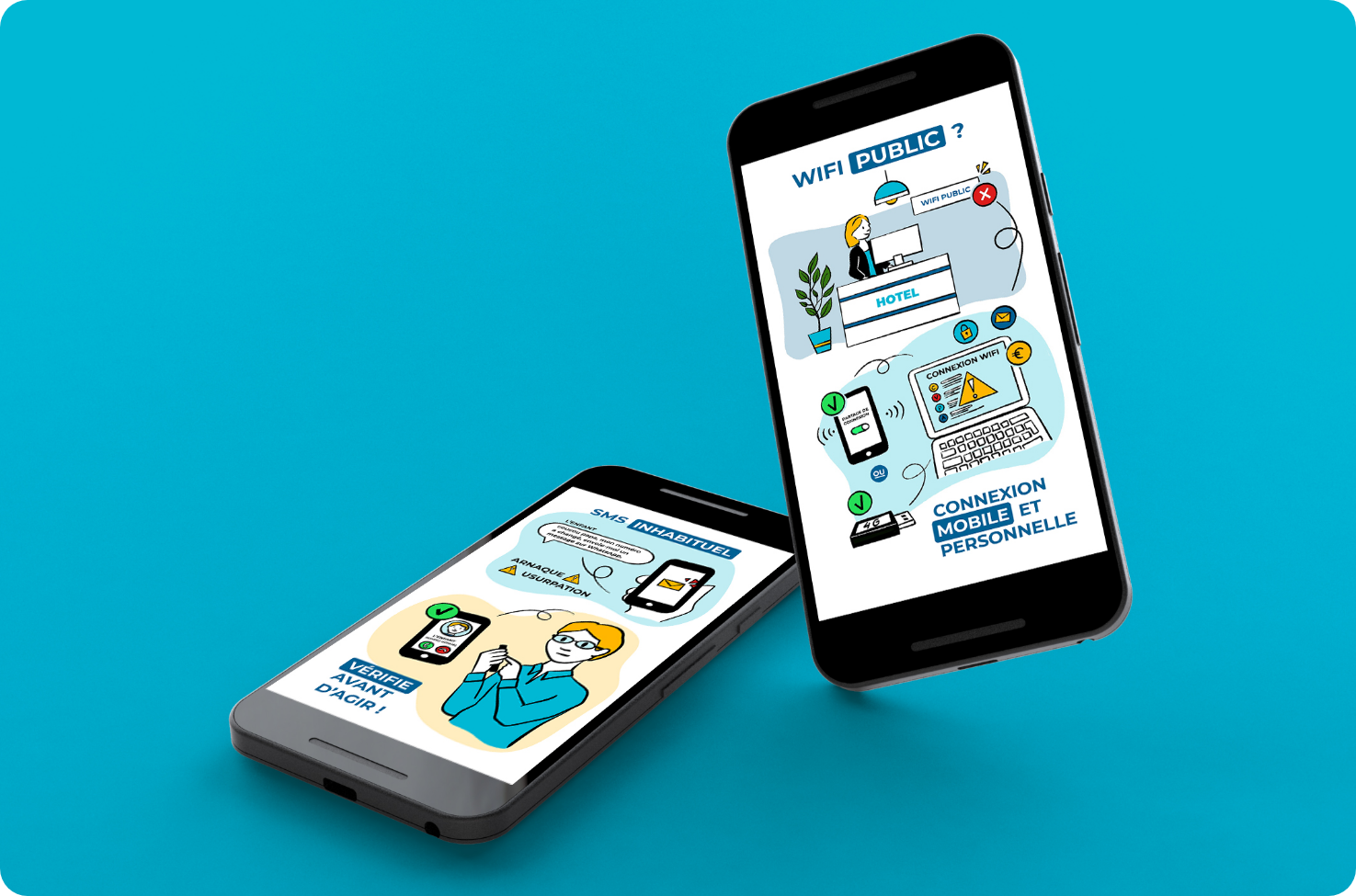 elcem cyber securite illustration usurpation sms wifi public