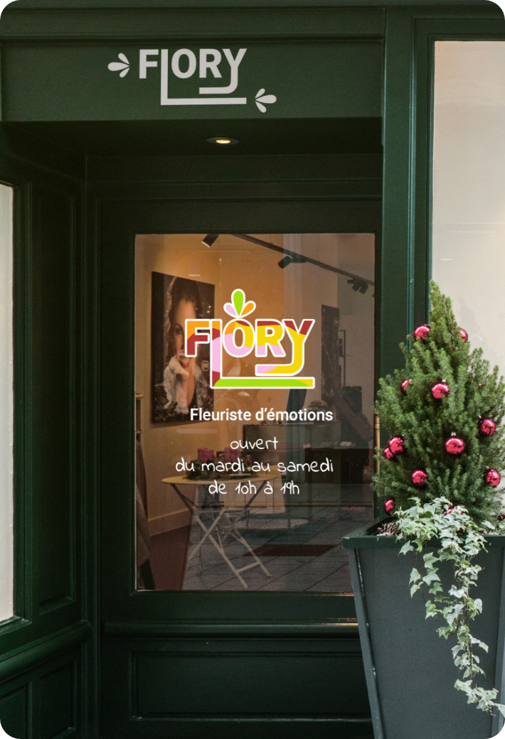 flory fleuriste vitrine boutique