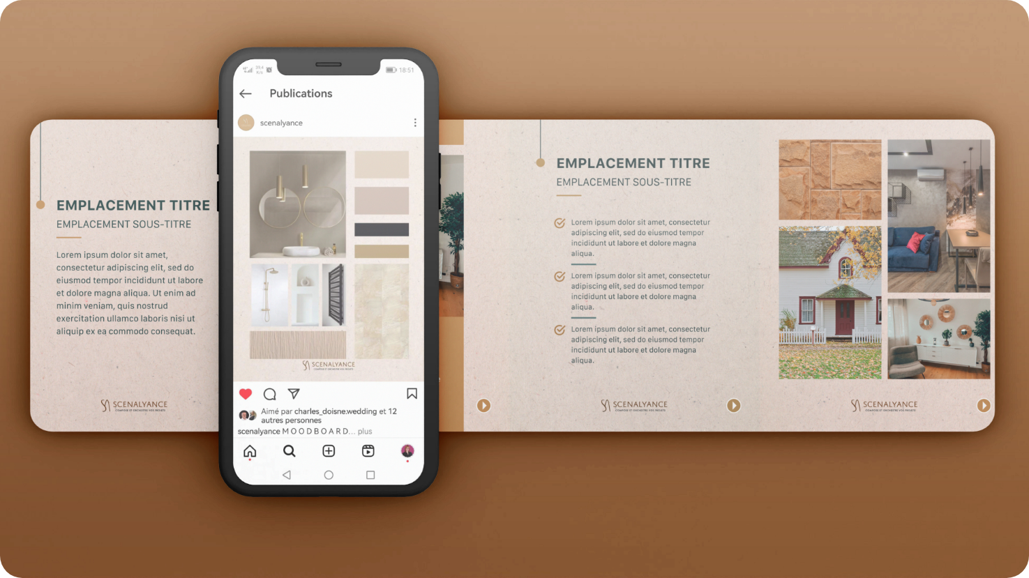 scenalyance architecte interieur carrousel instagram